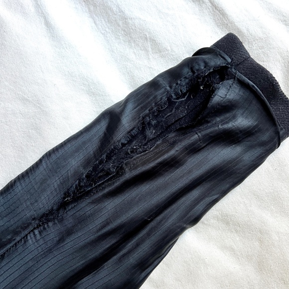 The Kooples Wool and Leather Straight Coat - Picture 7 of 7